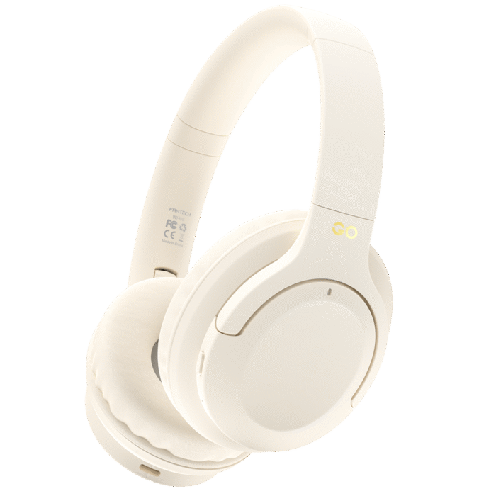 Audifonos Fantech GO Vibe WH05 Headphones Inalámbricos (Beiges) - Imagen 1