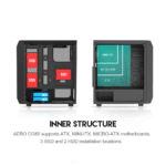 Case Computadora Fantech Aero CG80 Middle Tower ATX - Imagen 6