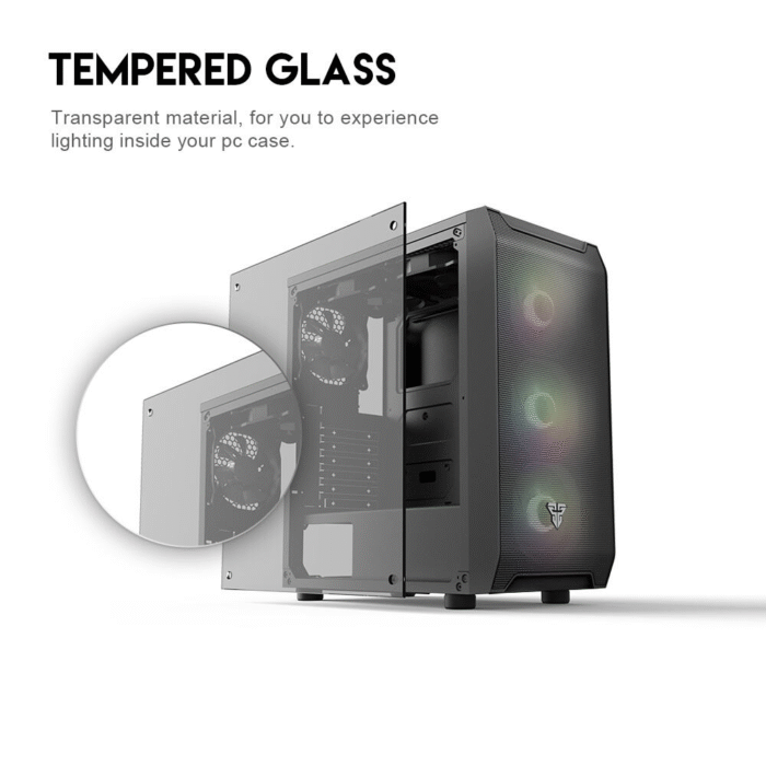 Case Computadora Fantech Aero CG80 Middle Tower ATX - Imagen 8