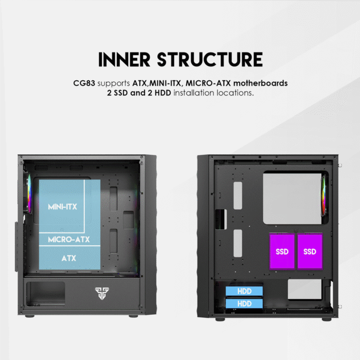 Case Computadora Fantech Aero2 CG83 Middle Tower ATX - Imagen 6