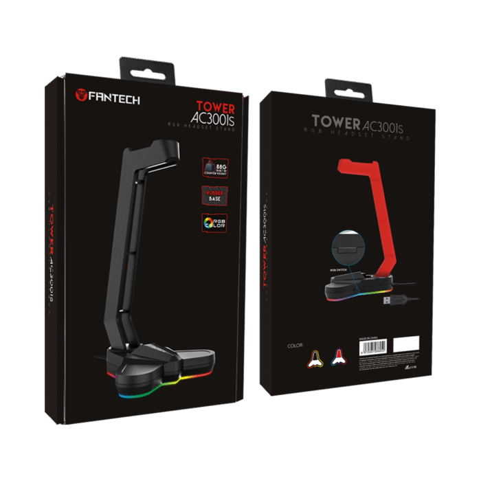 Headset Stand Fantech Tower AC3001s (Roja) - Imagen 2