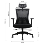 Silla Fantech Office OC-A258 (Negra) - Imagen 5