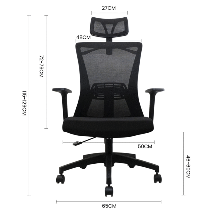 Silla Fantech Office OC-A258 (Negra) - Imagen 5