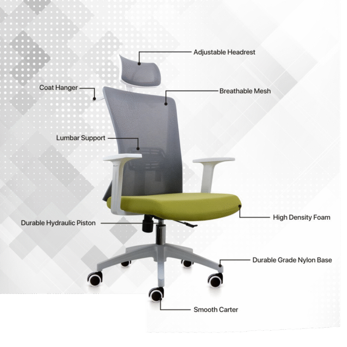 Silla Fantech Office OC-A258 (Negra) - Imagen 6