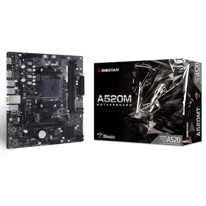 Tarjeta Madre Biostar A520MT Socket AM4 DDR4 - Imagen 1