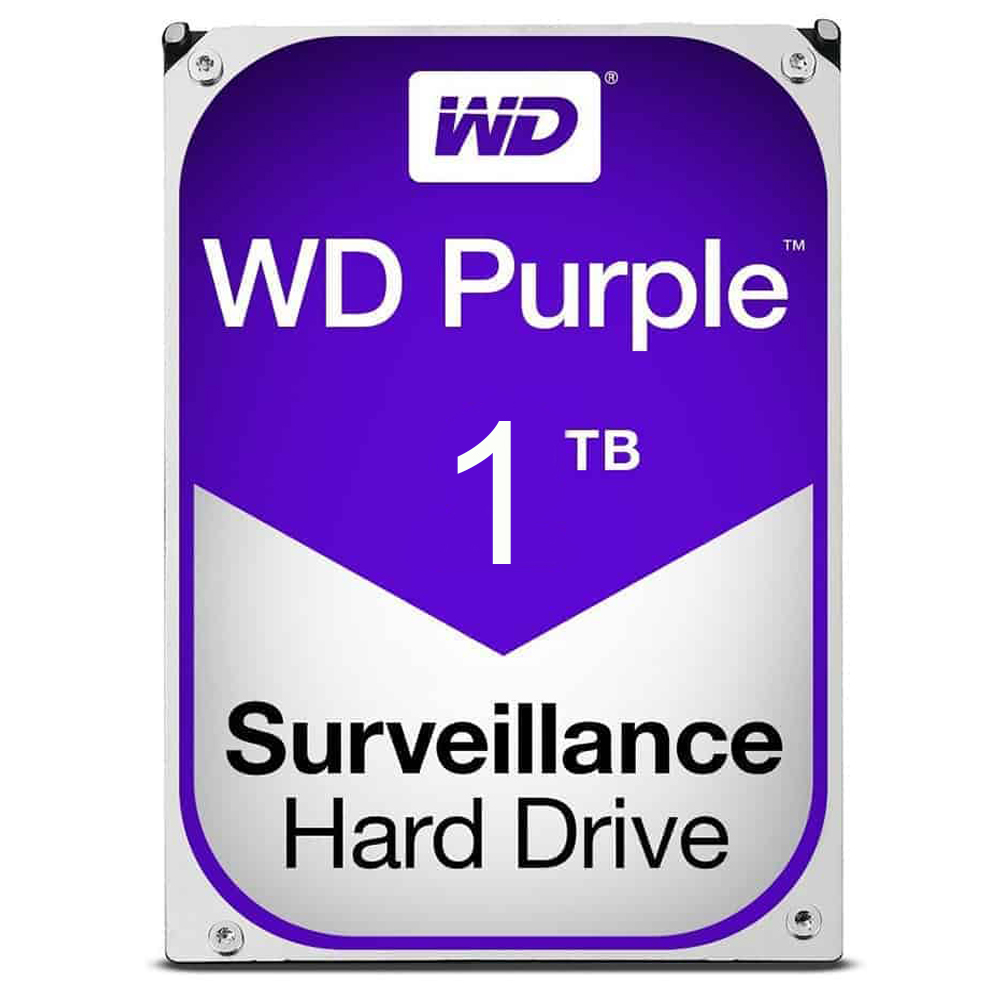 基本 CMYK Disco Duro HDD Interno WD Purple 1TB 3.5" 5400RPM 64MB - Imagen 1