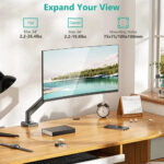 Soporte Monitor Veltum MK1 Un Brazo (Negro) - Imagen 3