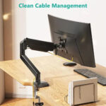 Soporte Monitor Veltum MK1 Un Brazo (Negro) - Imagen 4