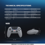 Gamepad Fantech Nova II D WGP16D Inalámbrico (Gris) - Imagen 7