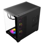 Case Computadora Fantech Lumina CG85X Mid Tower ATX (Negro) - Imagen 5