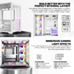 Case Computadora Fantech Lumina CG85X Mid Tower ATX (Negro) - Imagen 6
