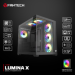 Case Computadora Fantech Lumina CG85X Mid Tower ATX (Negro) - Imagen 9