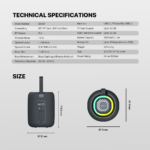 Corneta Fantech NeraBox BS157 5W Bluetooth (Negra) - Imagen 5