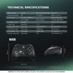 Gamepad Fantech Zenith Pro WGP18 Inalambrico (Negro) - Imagen 7