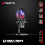 Microfono Fantech Leviosa Wave WMCX01 Inalambrico (Negro) - Imagen 4