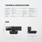 Webcam Fantech Luminous C50 QHD 1440P - Imagen 6